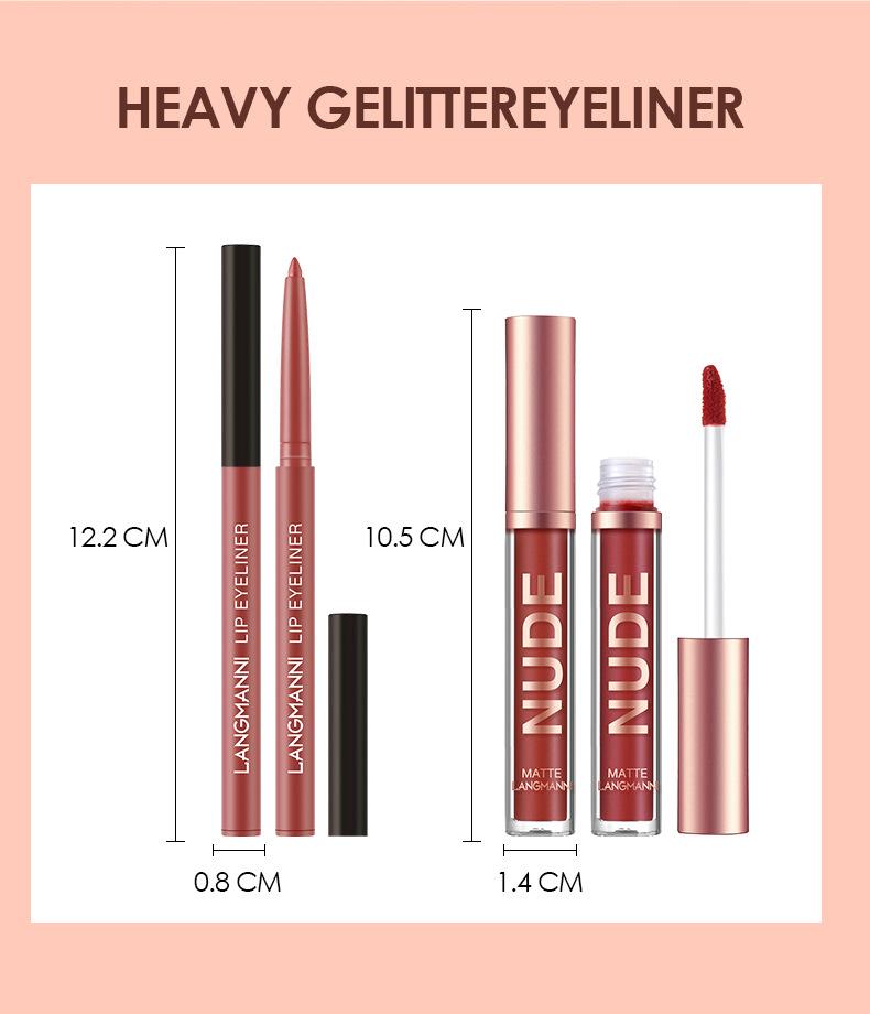Lip Liner And Lipstick Makeup 12 Pcs Set 6 Matte Lipstick 6 Lip Liner Pens Waterproof Long Lasting Matte Lipstick Beauty Cosmetics Makeup Gift For Girls Lipstick Set 4