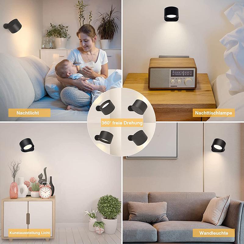 USB Rechargeable Wall Lamp LED 3