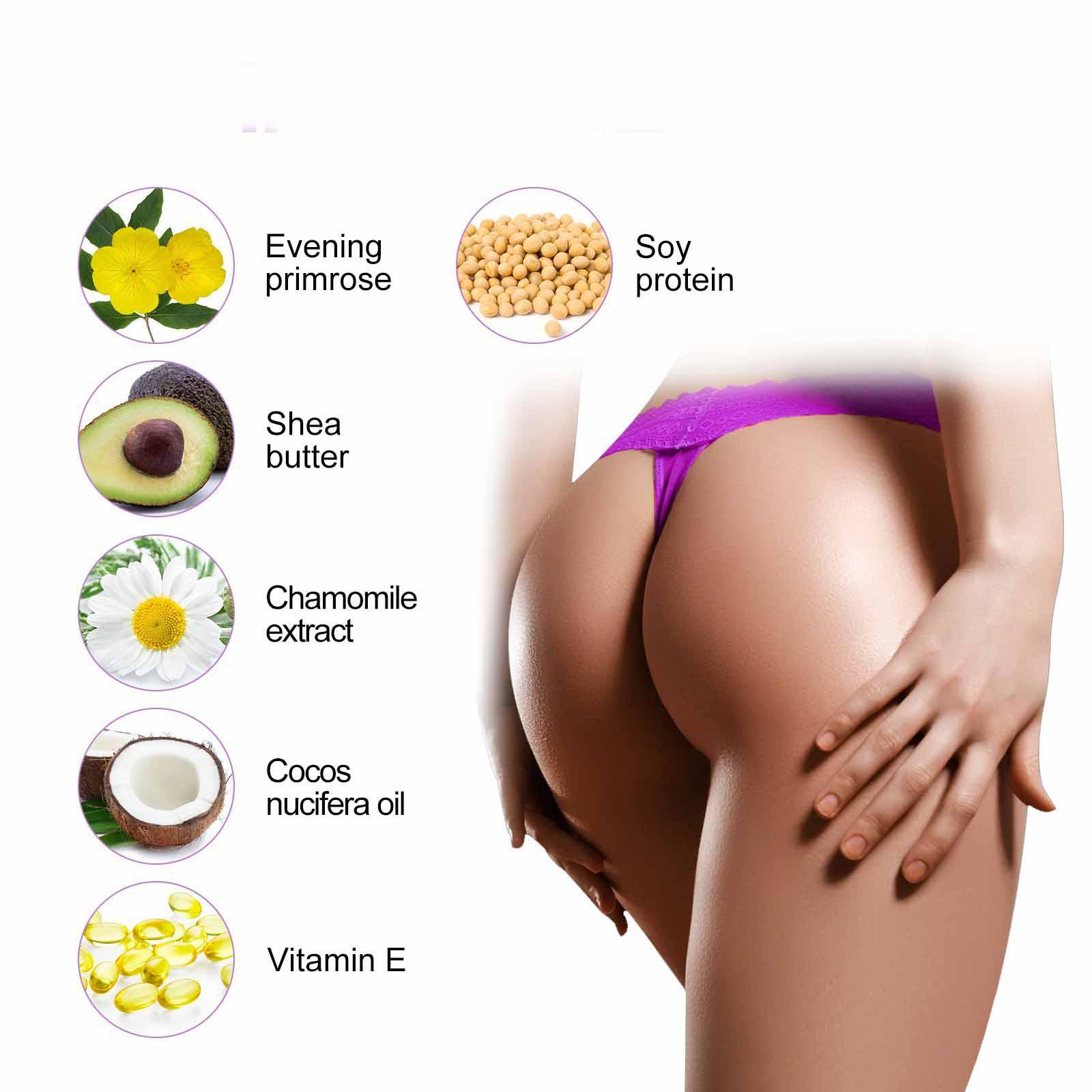 Big Breast Butt Enhancer Elasticity Chest Hip Enhancement Skin Firming And Lifting Cream Busty Sexy Body Massage Care Creams 5