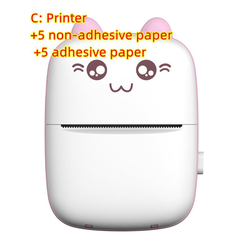 Mini Printer Portable Mini Bluetooth WiFi New Wrong Printer Mobile Phone Photo Title Note Hot Print Pocket Student Error Label Printer 30