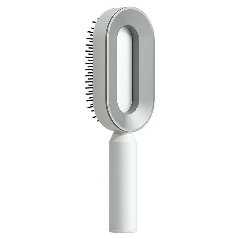 Self Cleaning Hair Brush For Women One-key Cleaning Hair Loss Airbag Massage Scalp Comb Anti-Static Hairbrush 10
