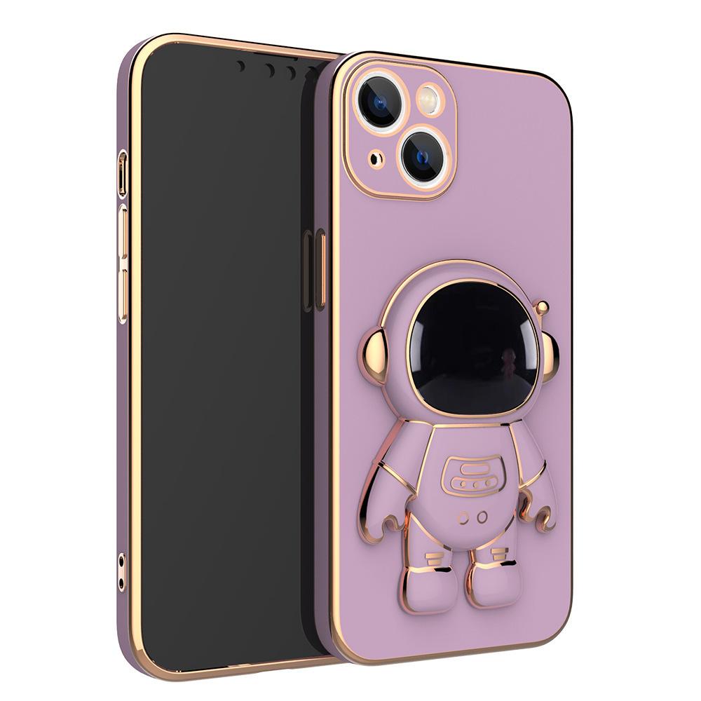 3D Astronaut Phone Case Anti-Drop Electroplating Bracket 6