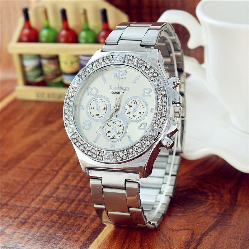 Relogio Feminino New Brand Kanima Crystal Casual Quartz Watch 3