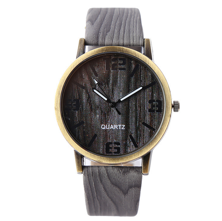 Wood Grain  Style Wrist Watch 3