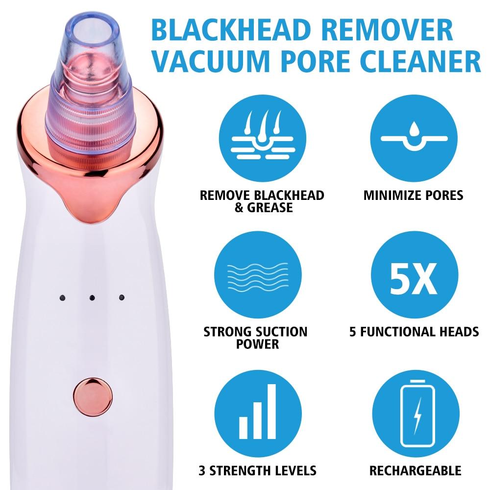 Blackhead Instrument Electric Suction Facial Washing Instrument Beauty Acne Cleaning Blackhead Suction Instrument 7