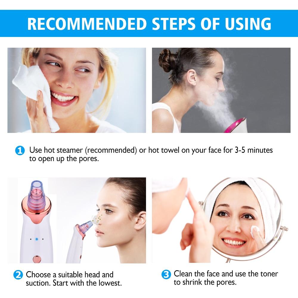 Blackhead Instrument Electric Suction Facial Washing Instrument Beauty Acne Cleaning Blackhead Suction Instrument 13