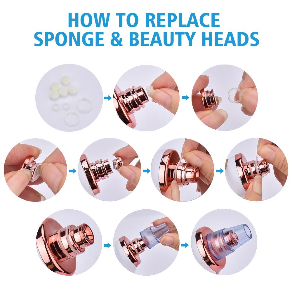 Blackhead Instrument Electric Suction Facial Washing Instrument Beauty Acne Cleaning Blackhead Suction Instrument 12