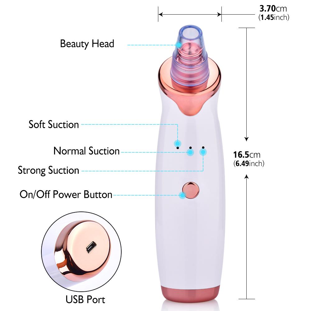 Blackhead Instrument Electric Suction Facial Washing Instrument Beauty Acne Cleaning Blackhead Suction Instrument 11