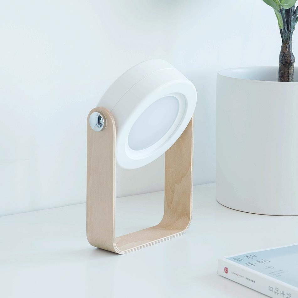 Foldable Touch Dimmable Reading LED Night Light Portable Lantern Lamp USB Rechargeable For Home Decor 4