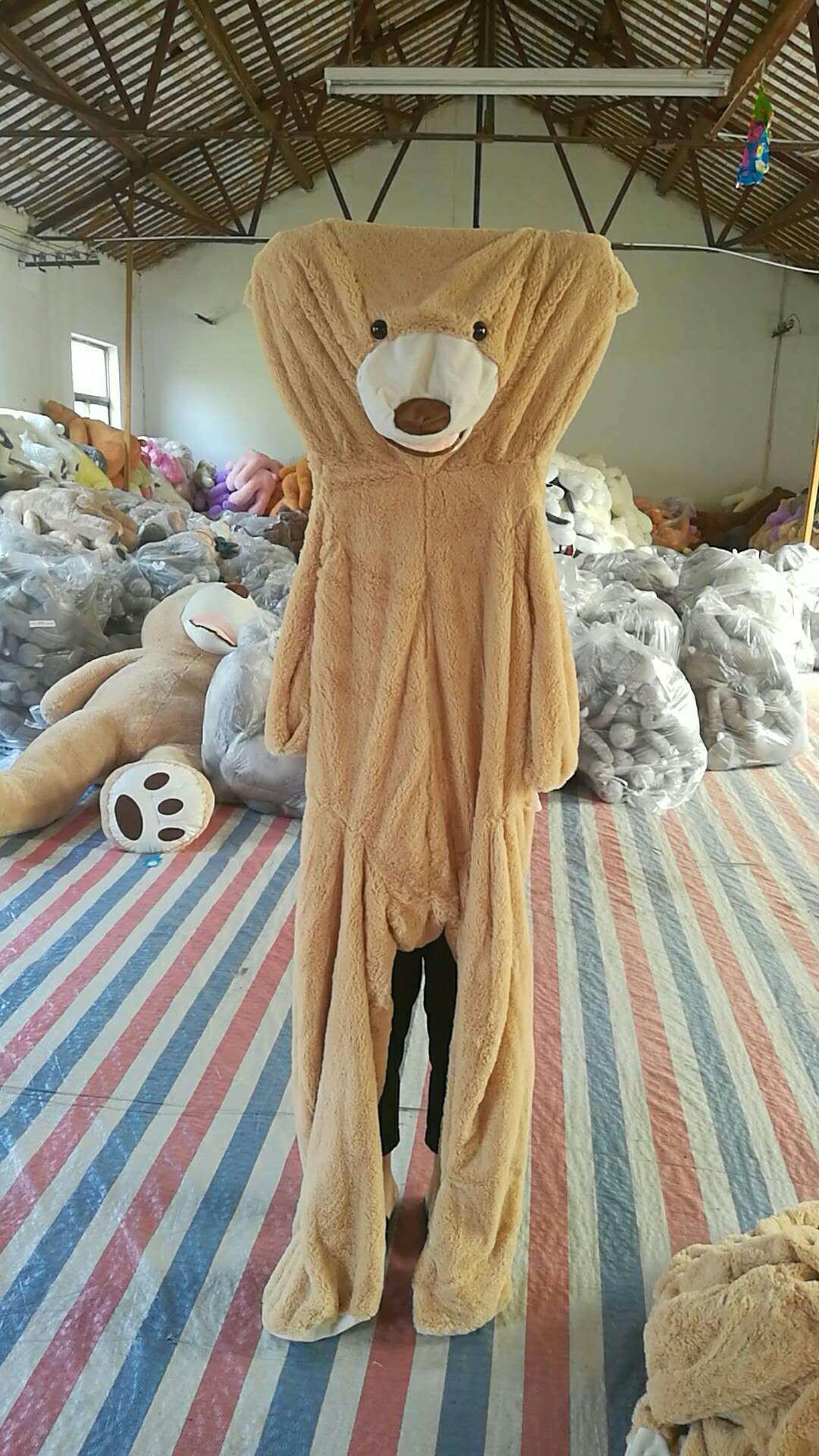Giant Teddy Bear Plush Toy Huge  Soft Toys  Leather Shell 5