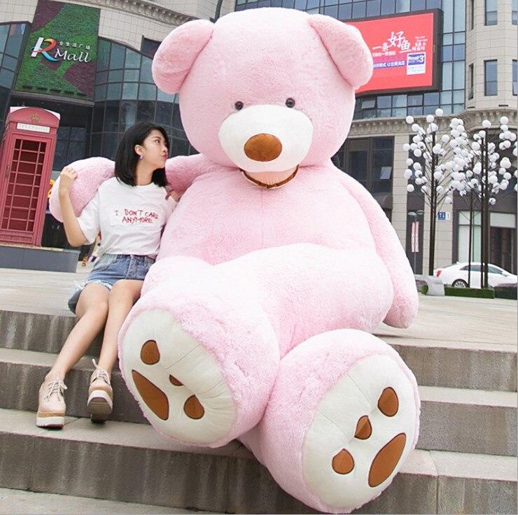 Giant Teddy Bear Plush Toy Huge  Soft Toys  Leather Shell 3