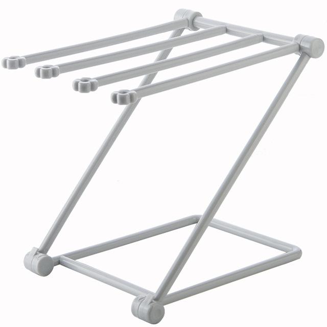 Foldable Dishcloth Shelf Kitchen Accessories Gadget Organizer 9