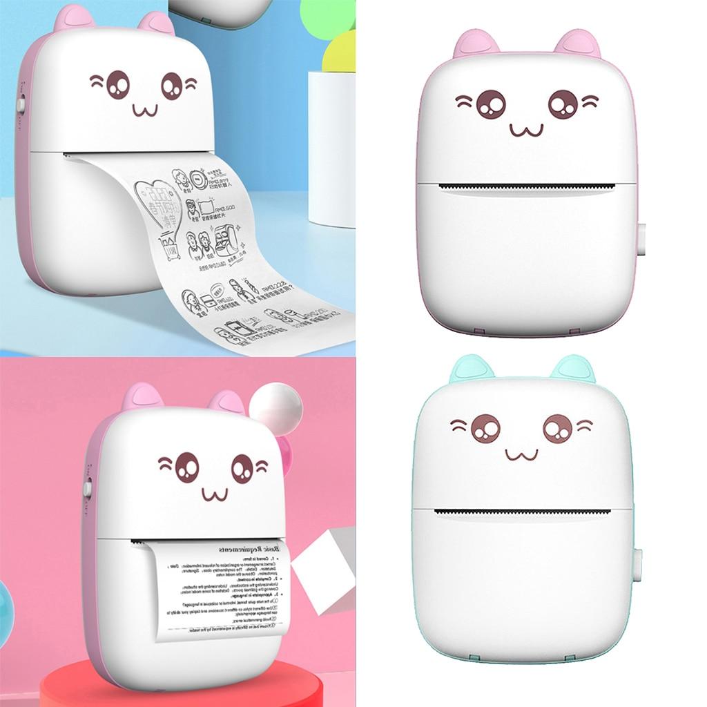 Mini Printer Portable Mini Bluetooth WiFi New Wrong Printer Mobile Phone Photo Title Note Hot Print Pocket Student Error Label Printer 4