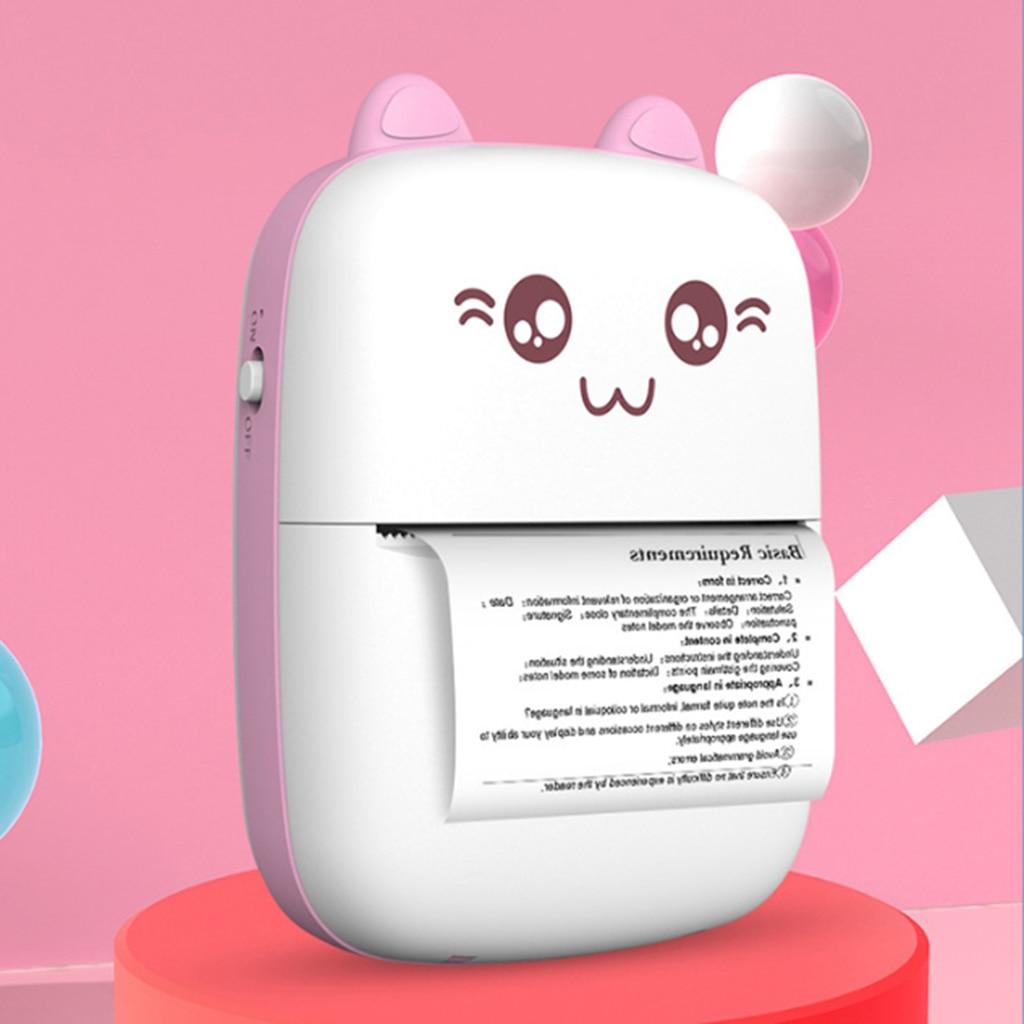 Mini Printer Portable Mini Bluetooth WiFi New Wrong Printer Mobile Phone Photo Title Note Hot Print Pocket Student Error Label Printer 7