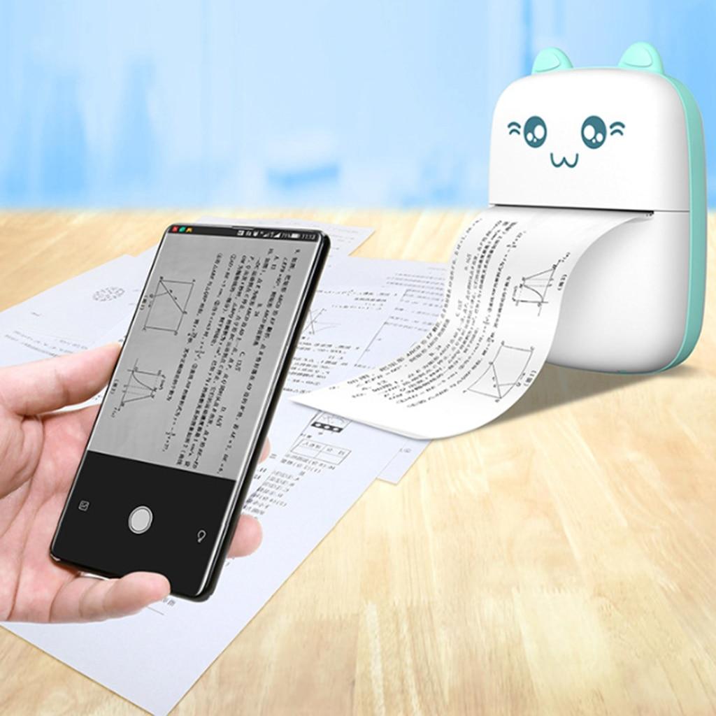 Mini Printer Portable Mini Bluetooth WiFi New Wrong Printer Mobile Phone Photo Title Note Hot Print Pocket Student Error Label Printer 3