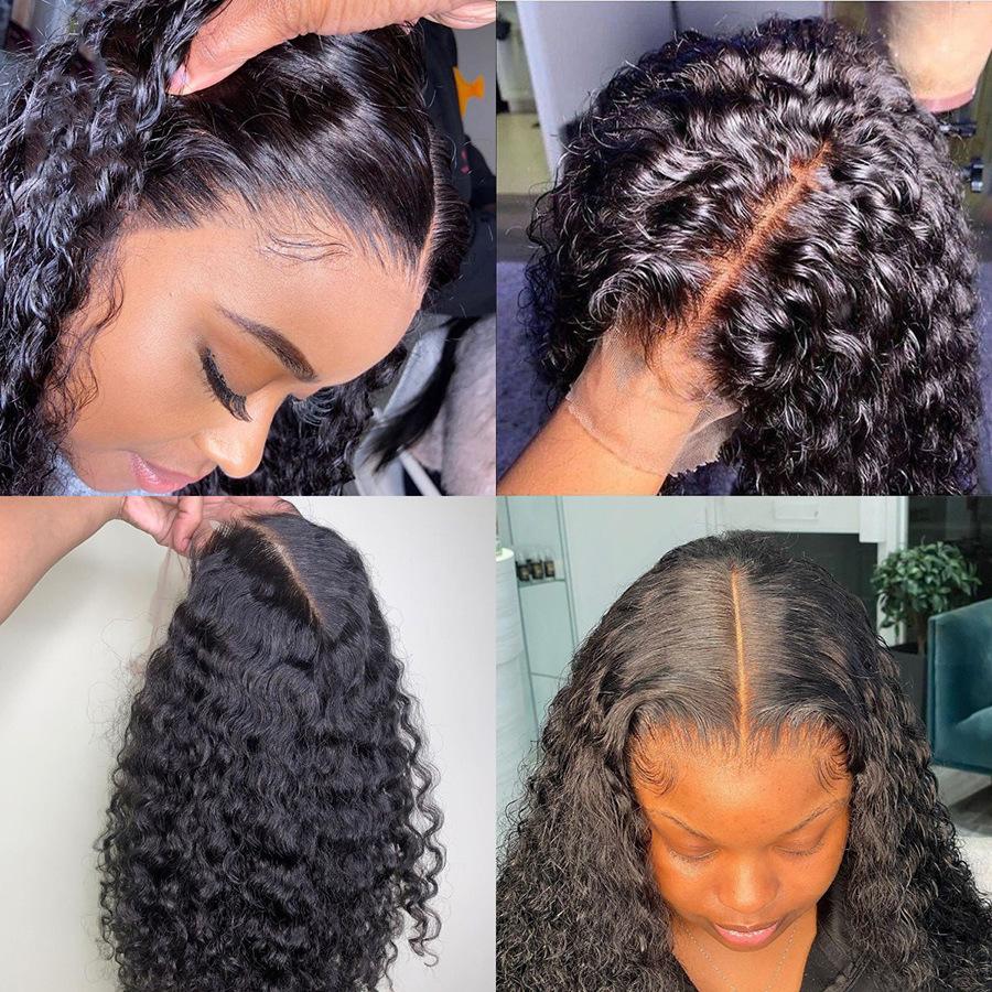 Human Hair With Small Curly Hair And Long Hair Sets 5