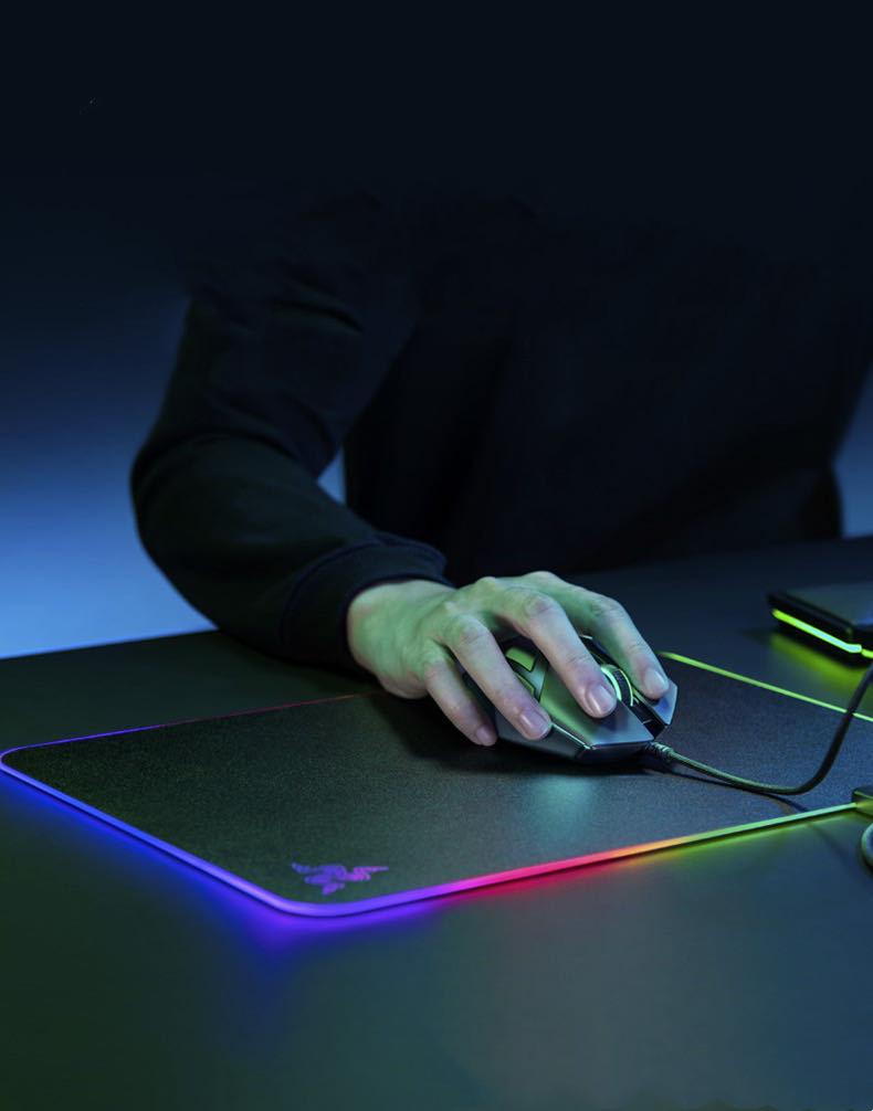 Razer Firefly Hard V2 RGB Game Mouse Pad Can Customize The Built-in Cable Non Slip Rubber Base 5