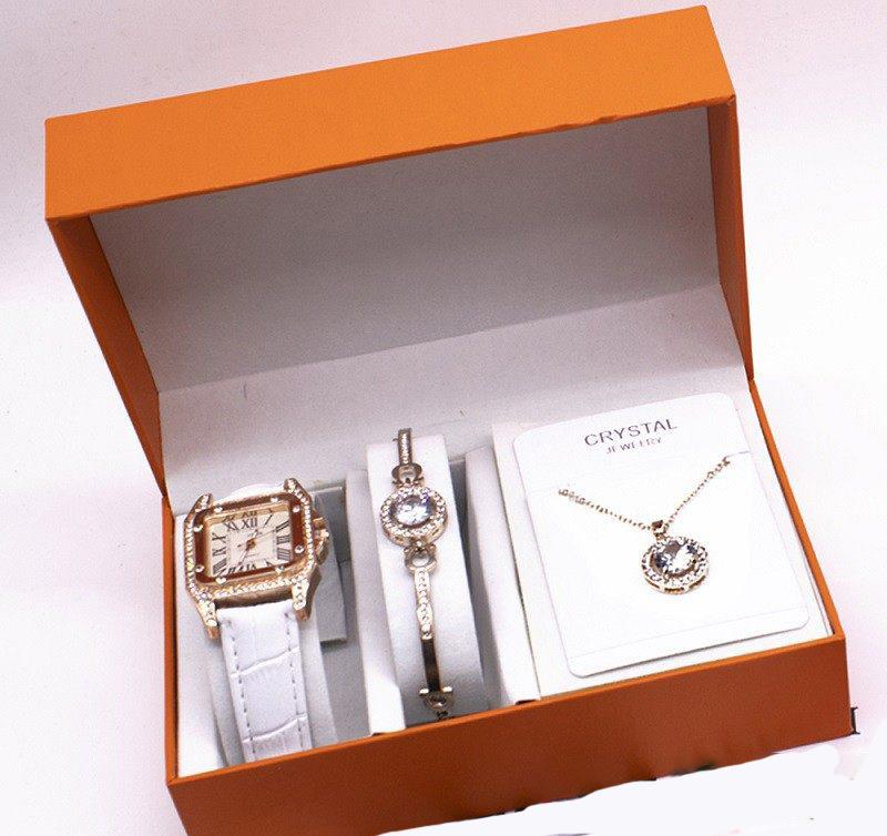 Wrist Watch Set Foreign Trade Watches Women New Necklace Bracelets Wristwatches Women 5