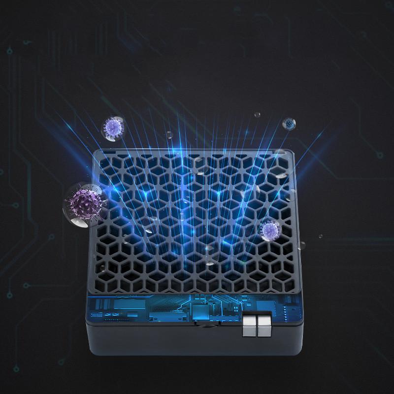 Portable Air Purifier for Home Bedroom Office, USB Quiet Small Desktop Air Cleaner, 3 Modes for Removing Dust Pet Dander 5
