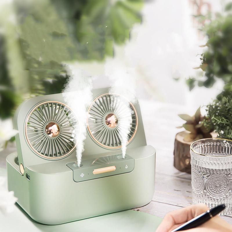 New Double Fan Blade Double Spray Fan Humidifying And Cooling Air Cooler 6
