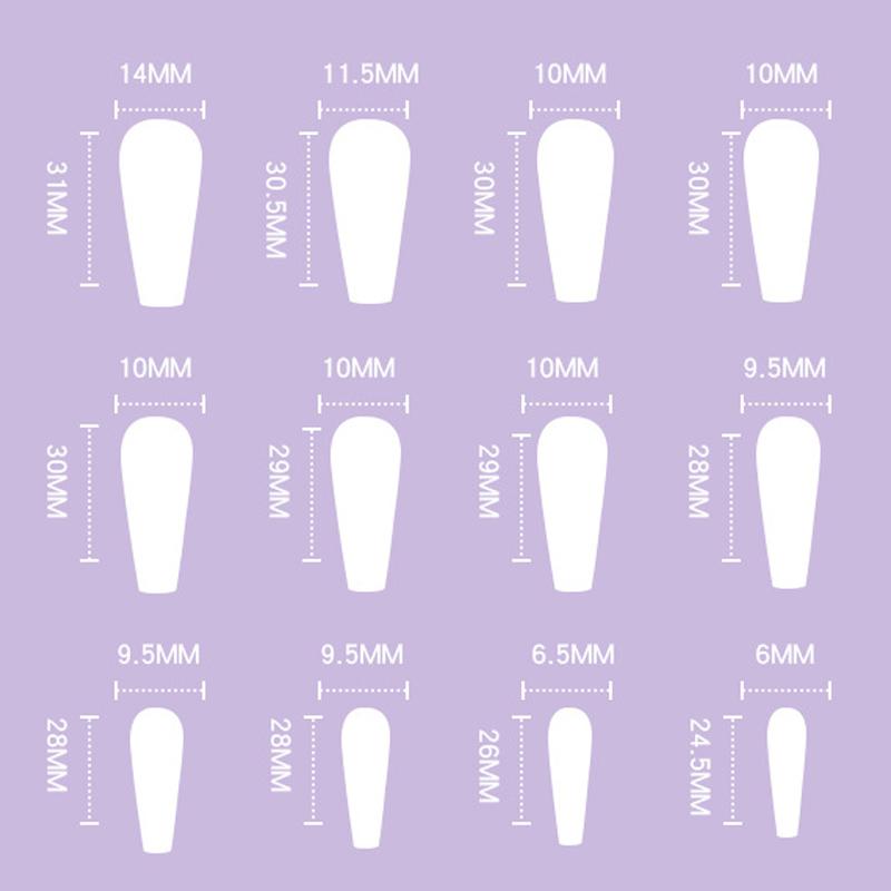 Detachable Artistic Wearable Finished Fake Nails False Nails Fingernails Press On Nails Tips 4