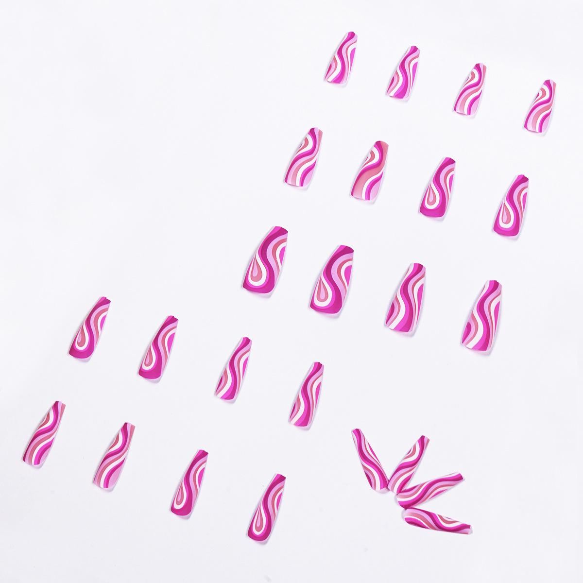 Detachable Artistic Wearable Finished Fake Nails False Nails Fingernails Press On Nails Tips 5