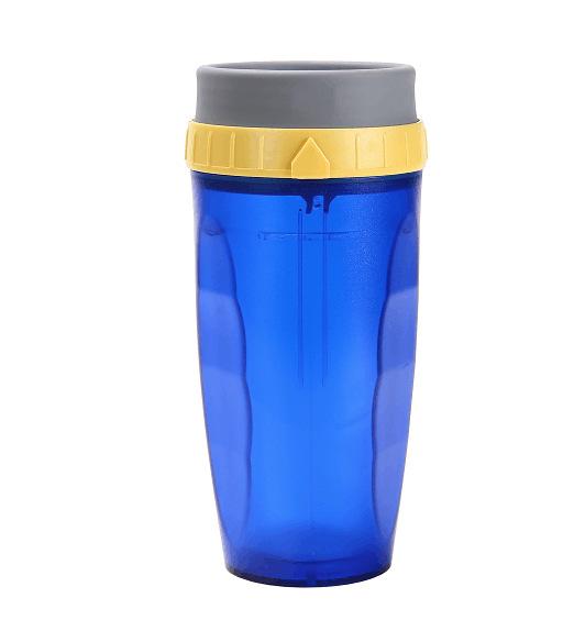 No Cover Twist Cup Travel Portable Cup Double Insulation Tumbler Straw Sippy Water Bottles Portable For Children Adults 16