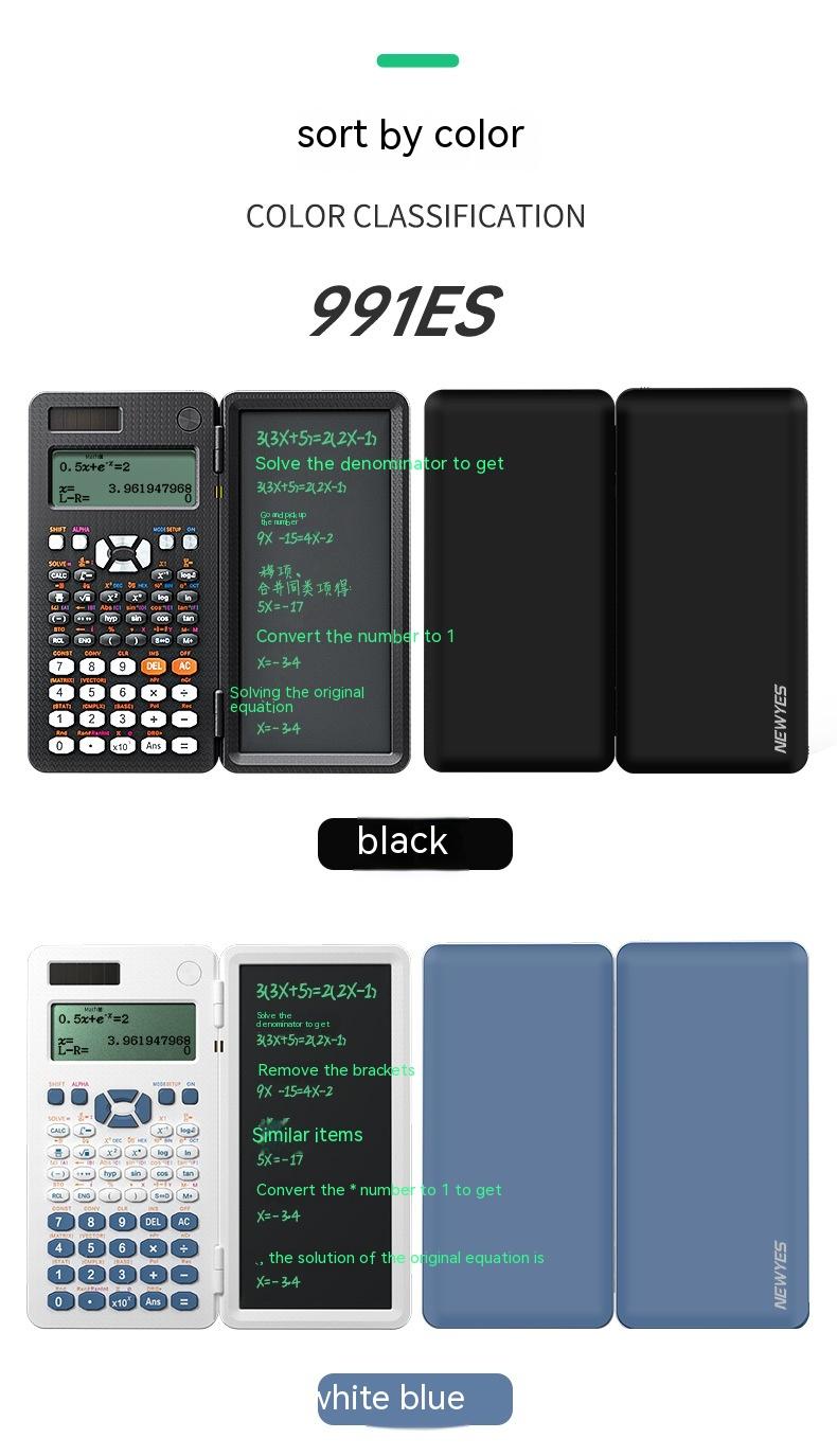 2 In 1 Foldable Scientific Calculators Handwriting Tablet Learning Function Calculator  Foldable Desk Scientific Calculators 12