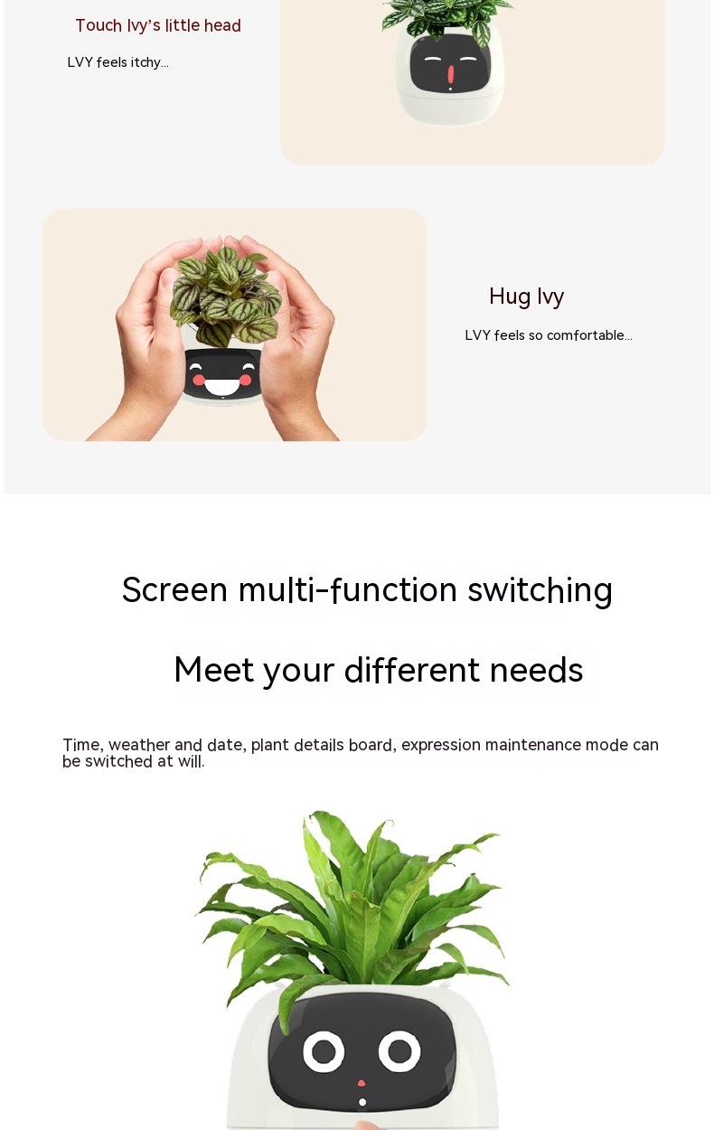 Smart Planter Endless Fun Over 49 Rich Expressions 7 Smart Sensors And AI Chips Make Raising Plants Easy And Fun 17