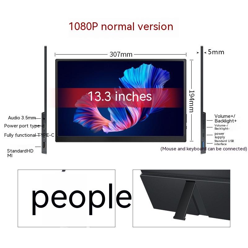 Touch Portable Monitor Mobile Phone Computer Game External Expansion Screen 18