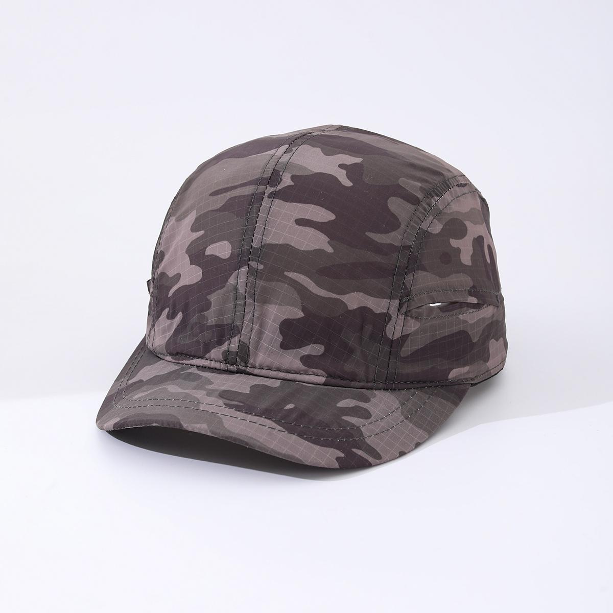 Camouflage Light Board Waterproof Side-opening Thin Model Breathable Simple And Fashionable Short-brim Baseball Cap Suitable For Going Out For Travel Or Hiking 7