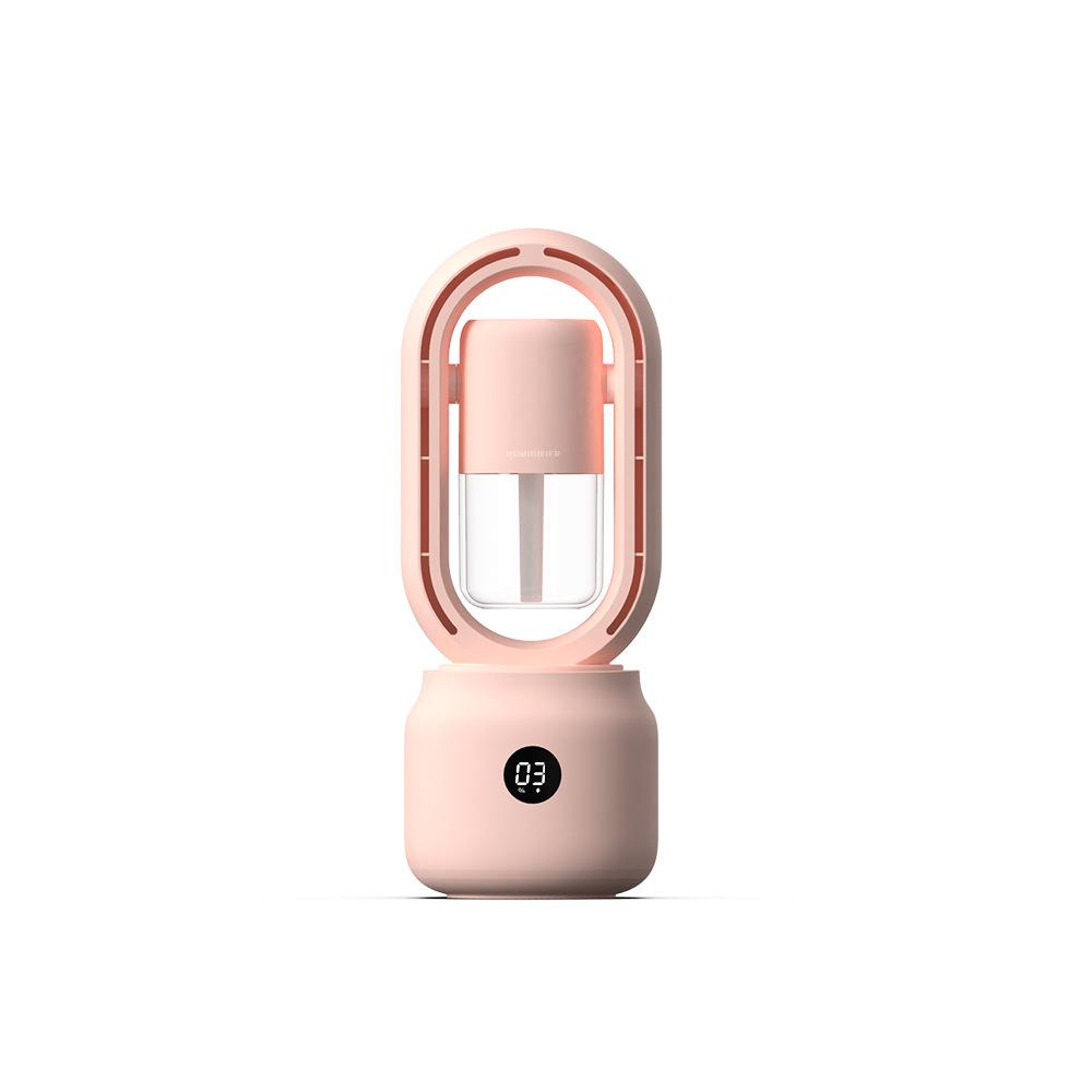 Summer Water Cooled Spray Mist Electric Fan USB Rechargeable Portable Wireless Air Humidifier Bladeless Ventilator Table Fan 8