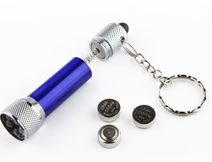Mini Keychain Light Emergency Night Light Camping Flashlight Portable LED Torch Aluminum Keyring 8