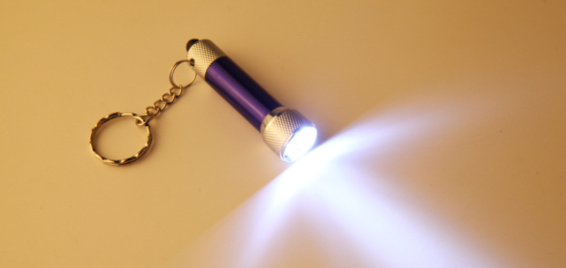 Mini Keychain Light Emergency Night Light Camping Flashlight Portable LED Torch Aluminum Keyring 9