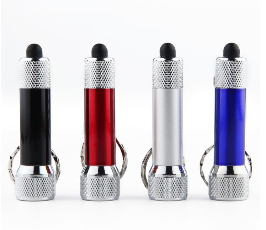 Mini Keychain Light Emergency Night Light Camping Flashlight Portable LED Torch Aluminum Keyring 7
