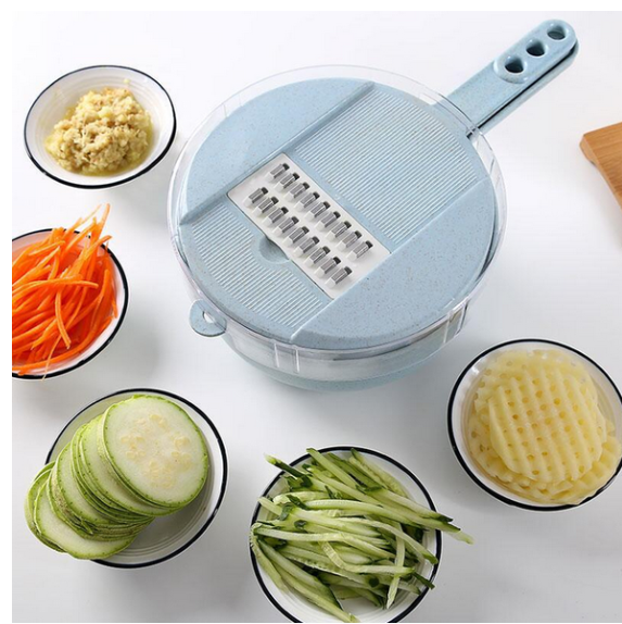 8 In 1 Mandoline Slicer Vegetable Slicer Potato Peeler Carrot Onion Grater With Strainer Vegetable Cutter Kitchen Accessories 5