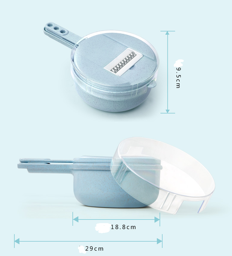 8 In 1 Mandoline Slicer Vegetable Slicer Potato Peeler Carrot Onion Grater With Strainer Vegetable Cutter Kitchen Accessories 8