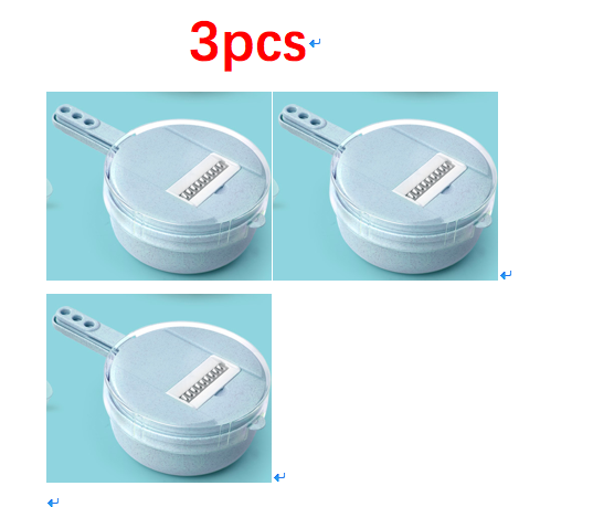 8 In 1 Mandoline Slicer Vegetable Slicer Potato Peeler Carrot Onion Grater With Strainer Vegetable Cutter Kitchen Accessories 10