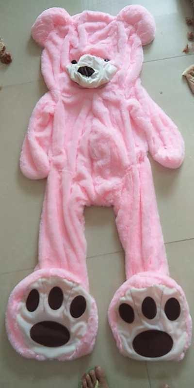 Giant Teddy Bear Plush Toy Huge  Soft Toys  Leather Shell 7