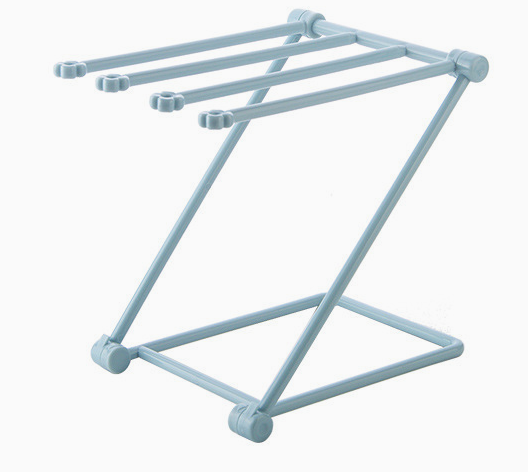 Foldable Dishcloth Shelf Kitchen Accessories Gadget Organizer 8