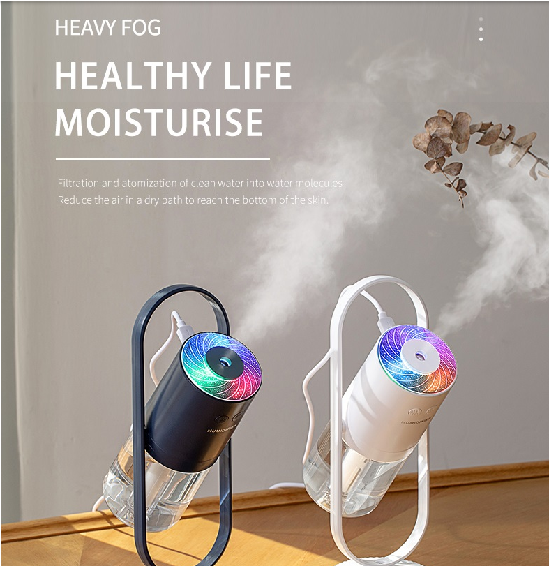 Magic Shadow USB Air Humidifier For Home With Projection Night Lights Ultrasonic Car Mist Maker Mini Office Air Purifier 5