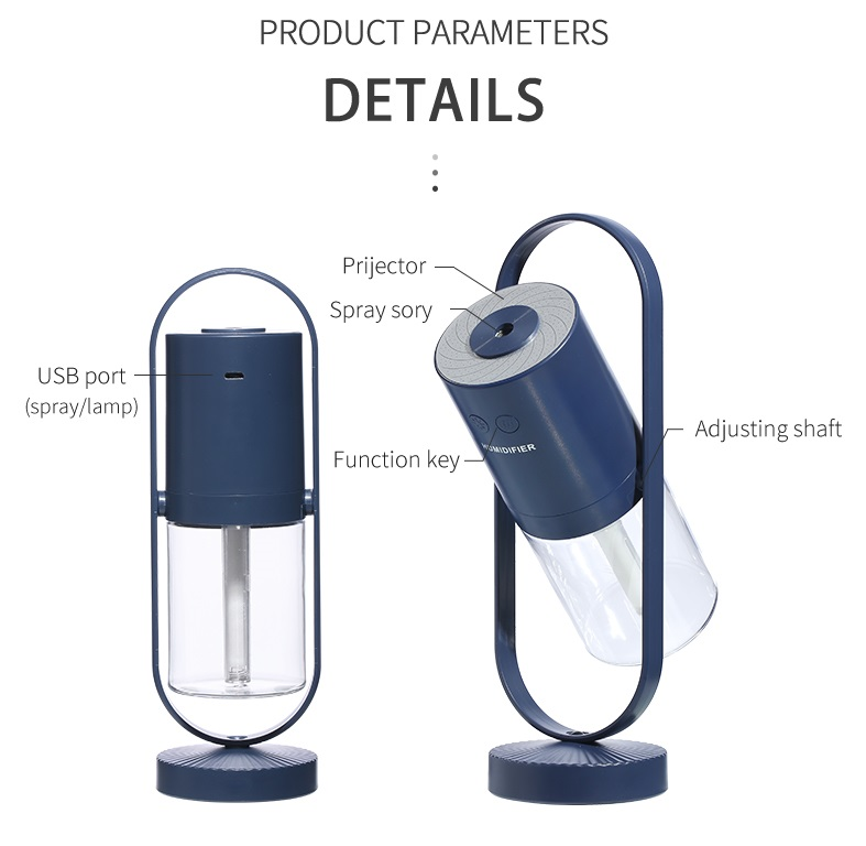 Magic Shadow USB Air Humidifier For Home With Projection Night Lights Ultrasonic Car Mist Maker Mini Office Air Purifier 9
