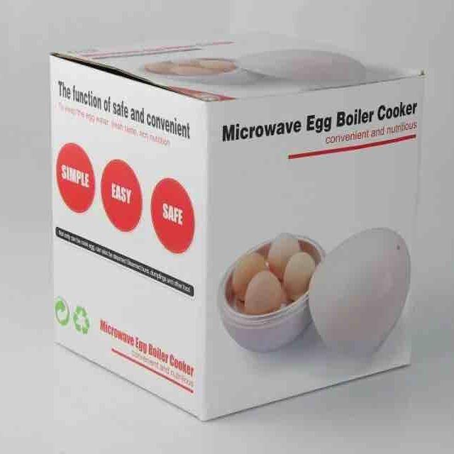 Capacity For 4 Eggs Microwave Egg Steamer Boiler Cooker Easy Quick 5 Minutes Hard Or Soft Boiled Kitchen Cooking Tools Kitchen Gadgets 5