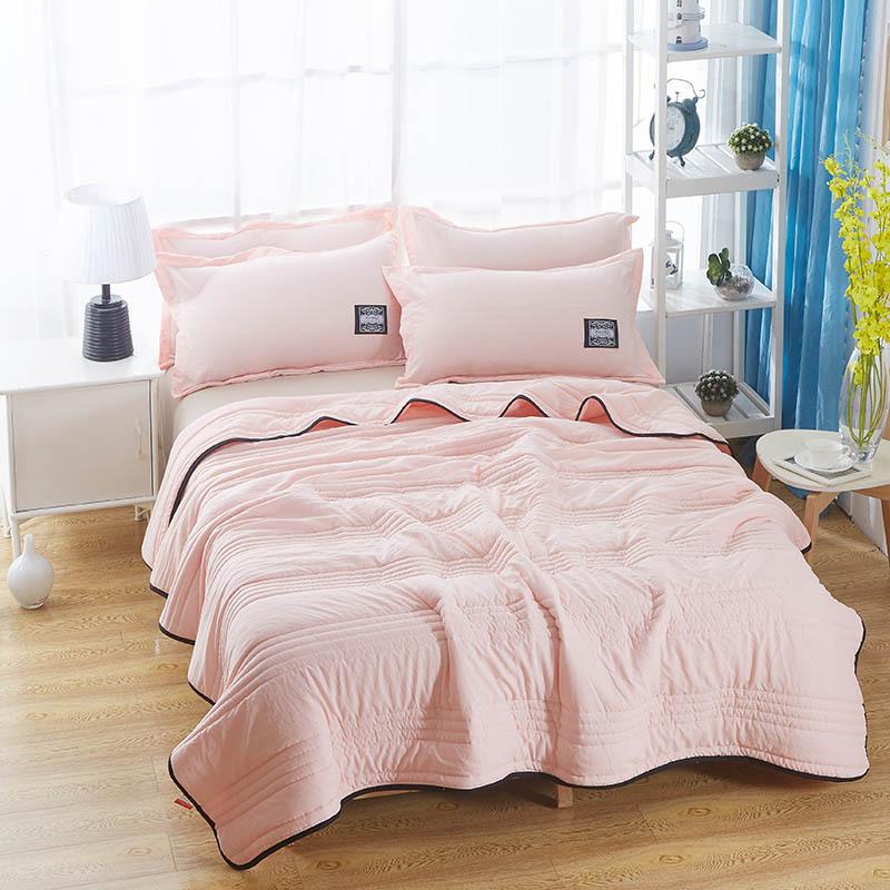 Cooling Blankets Pure Color Summer Quilt Plain Summer Cool Quilt Compressible Air-conditioning Quilt Quilt Blanket 3