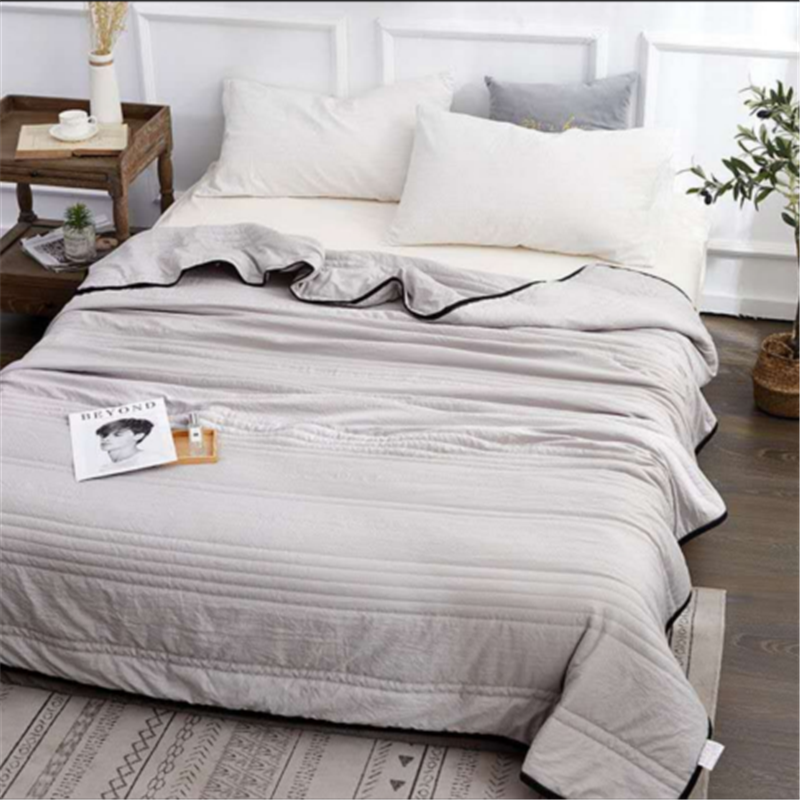 Cooling Blankets Pure Color Summer Quilt Plain Summer Cool Quilt Compressible Air-conditioning Quilt Quilt Blanket 7