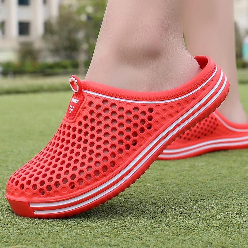 Casual Hole Shoes Half Slippers Summer Beach Shoes 5
