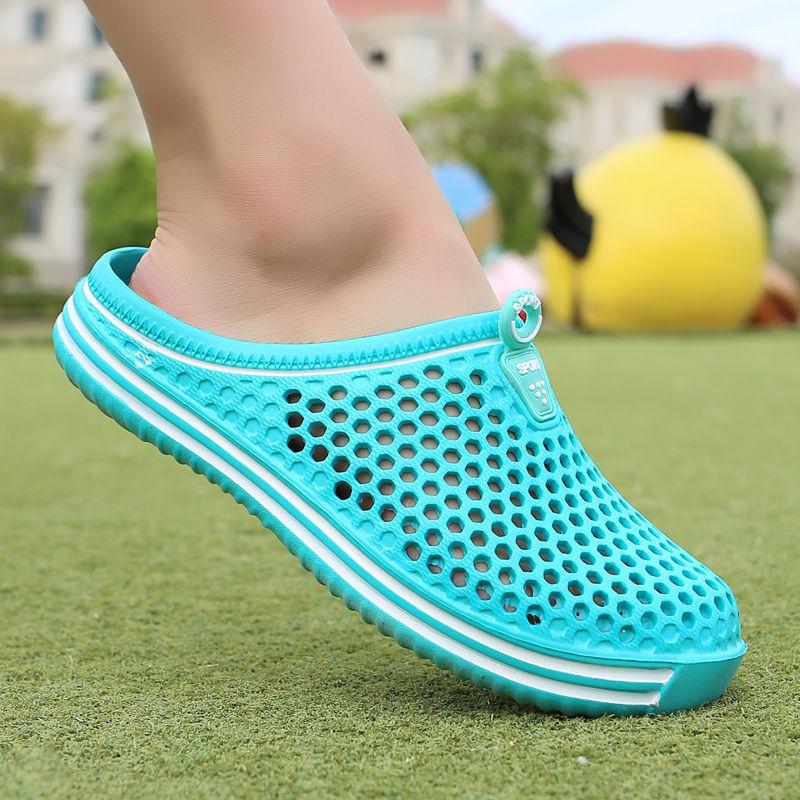 Casual Hole Shoes Half Slippers Summer Beach Shoes 7