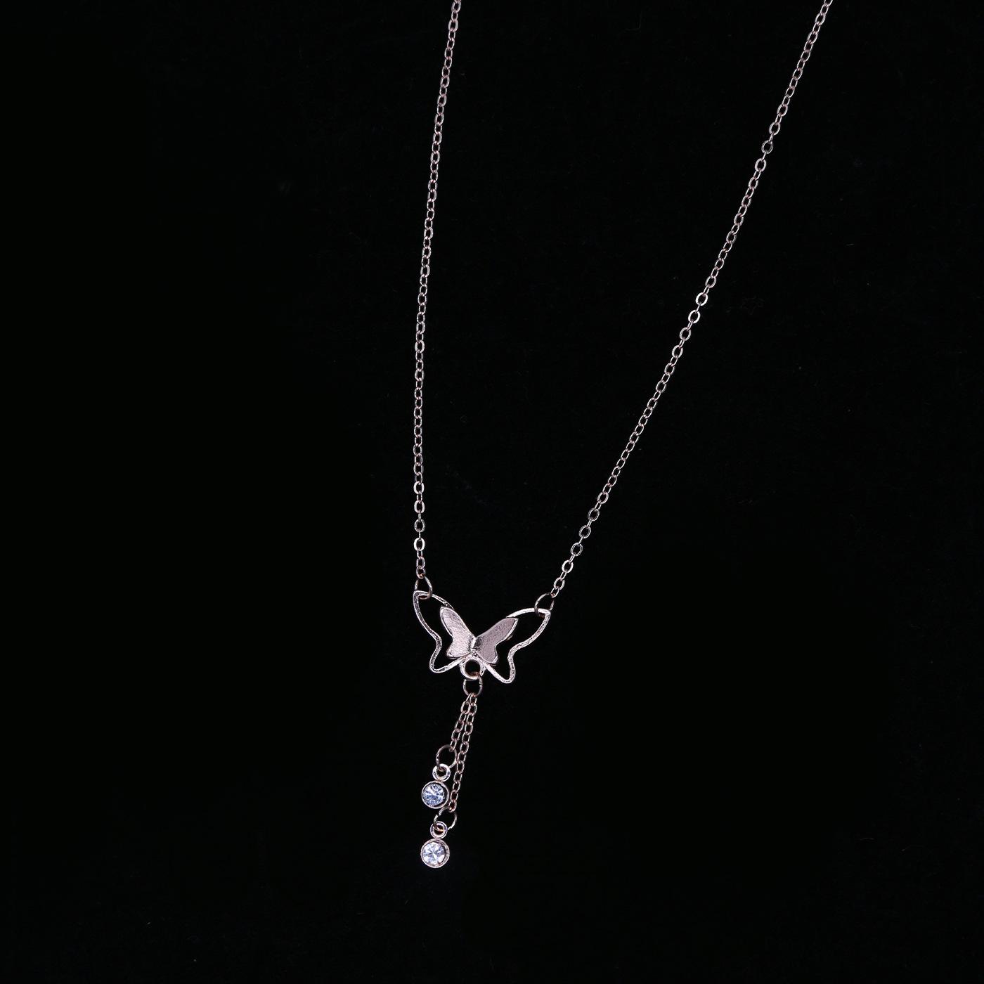 Butterfly tassel necklace 3