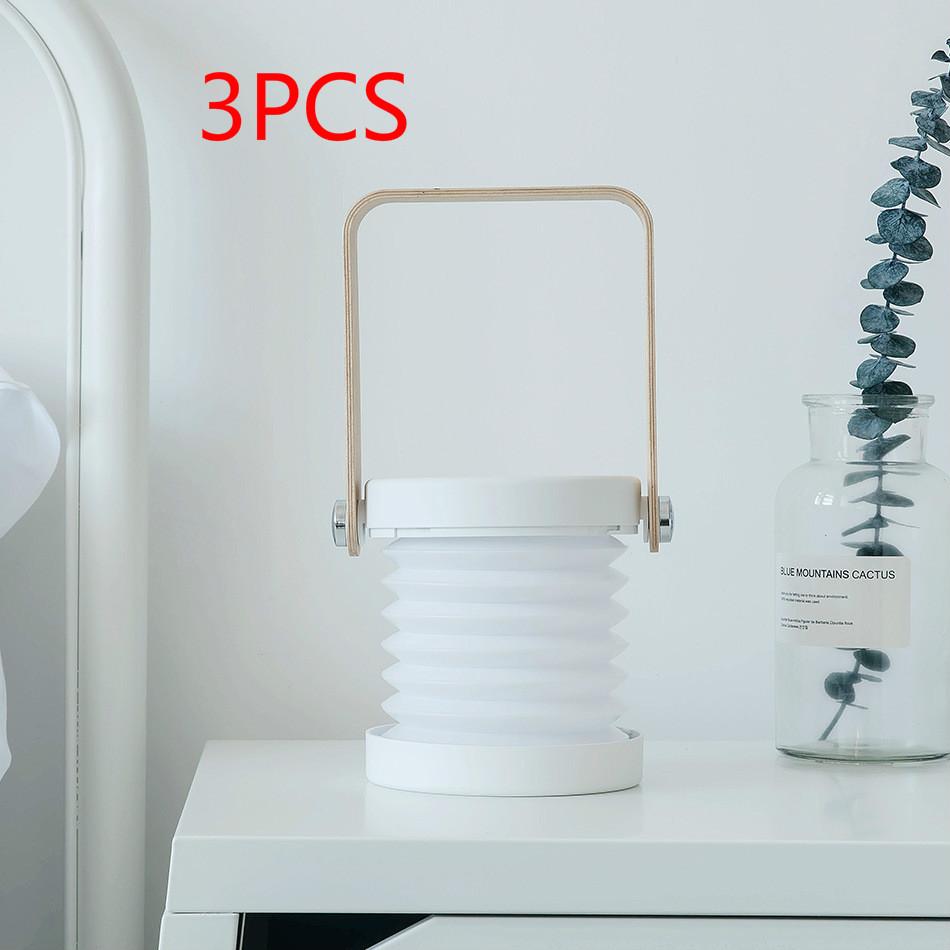 Foldable Touch Dimmable Reading LED Night Light Portable Lantern Lamp USB Rechargeable For Home Decor 14