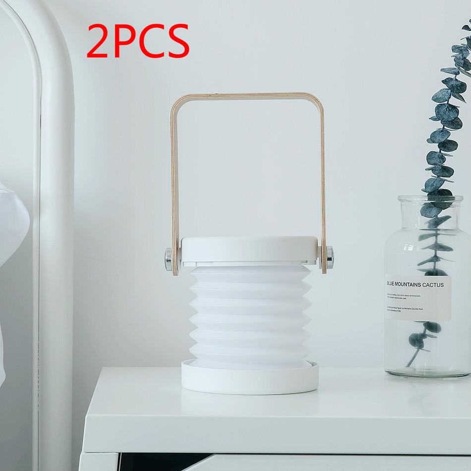 Foldable Touch Dimmable Reading LED Night Light Portable Lantern Lamp USB Rechargeable For Home Decor 13